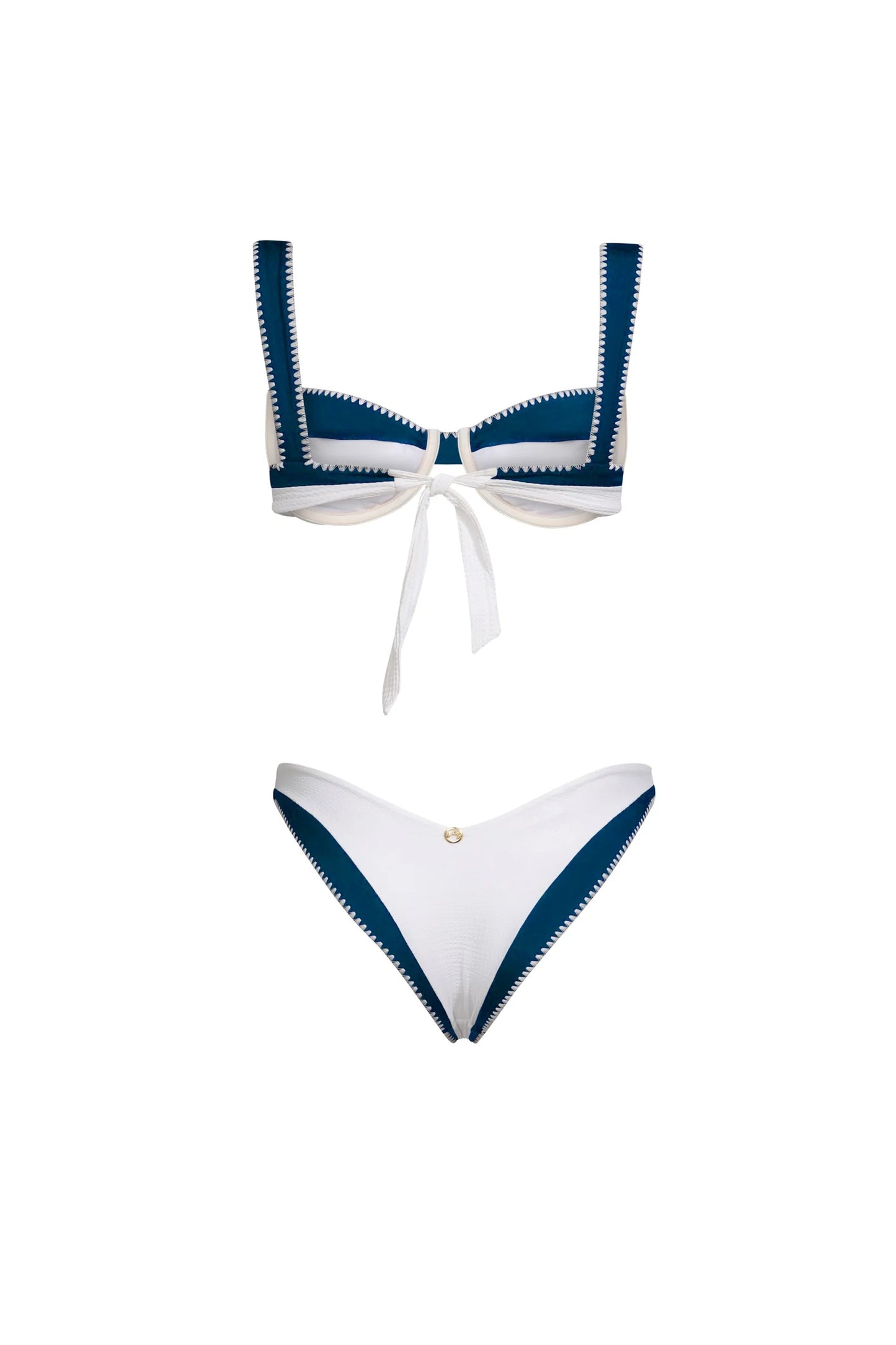 WOVEN CLOUD BRA TOP