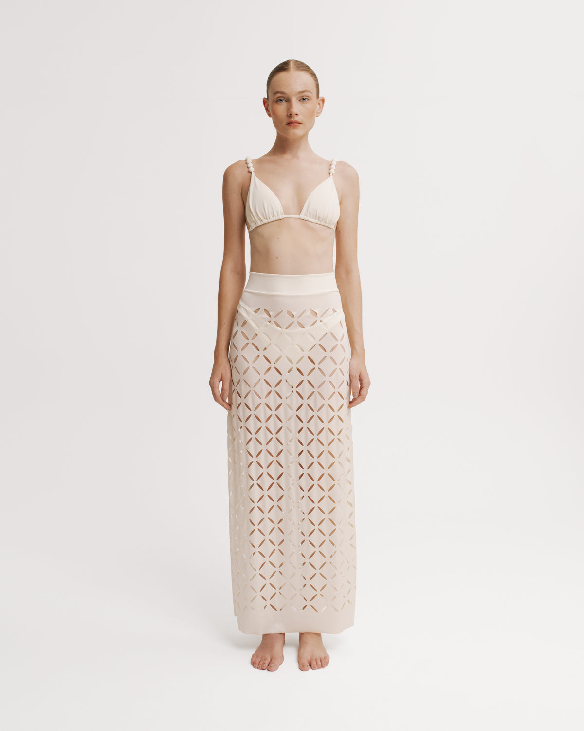 FILIPA CREAM SKIRT