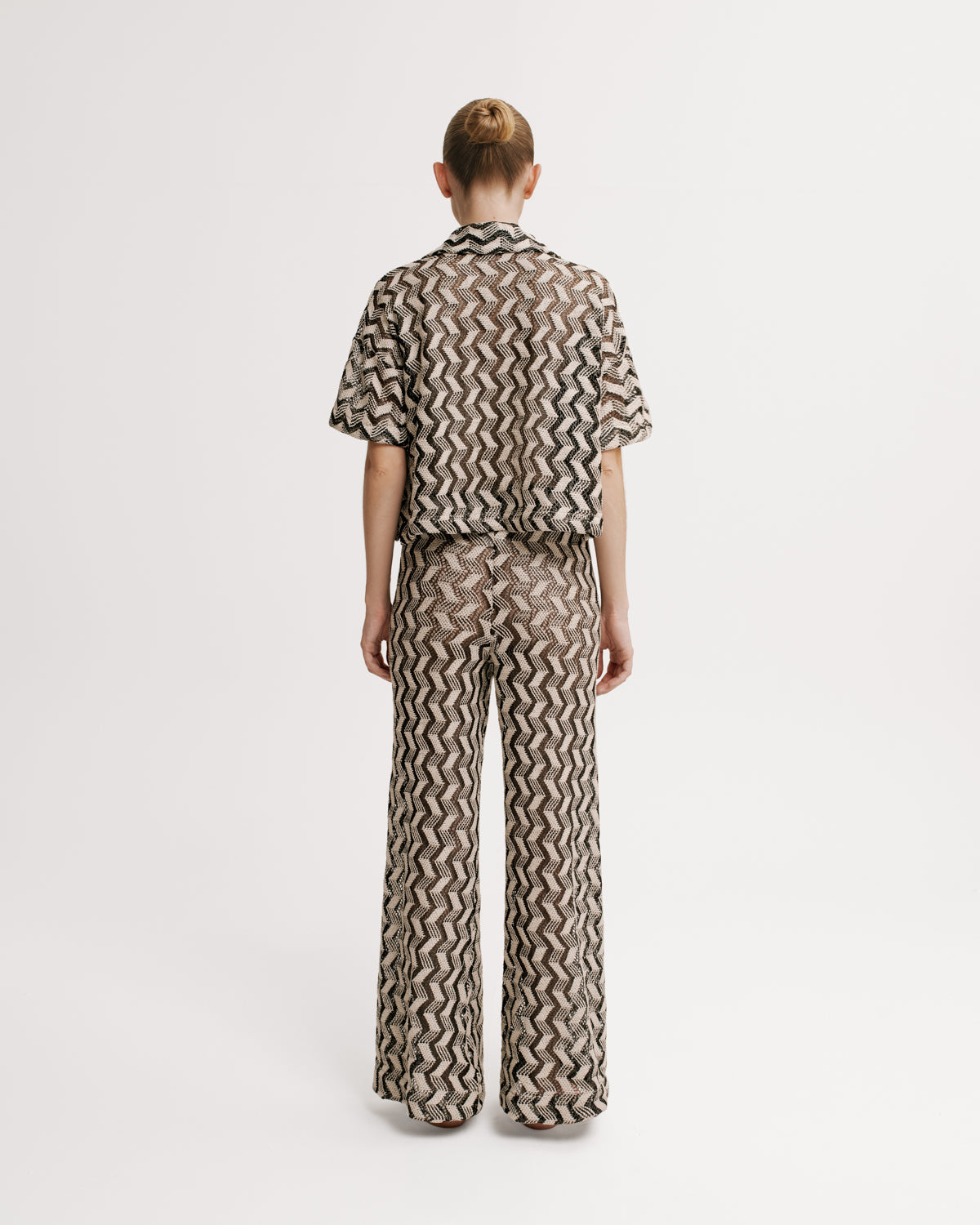 SIMONE JOELLE ZIGZAG SET PANTS