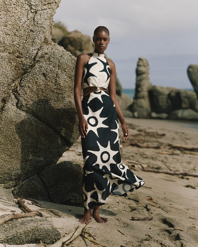 CAMILE SOLAR DRESS