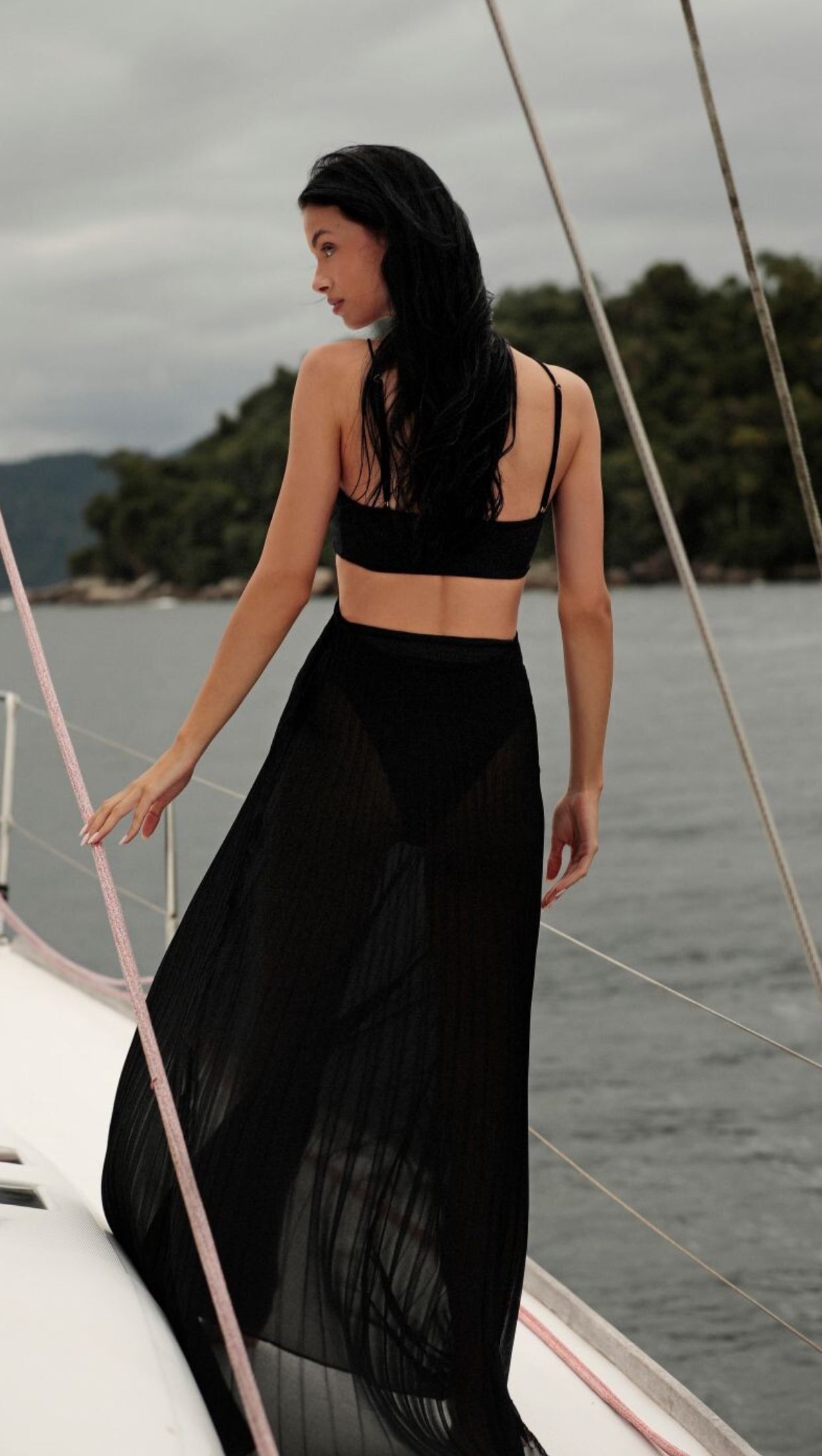 TAORMINA DRESS BLACK