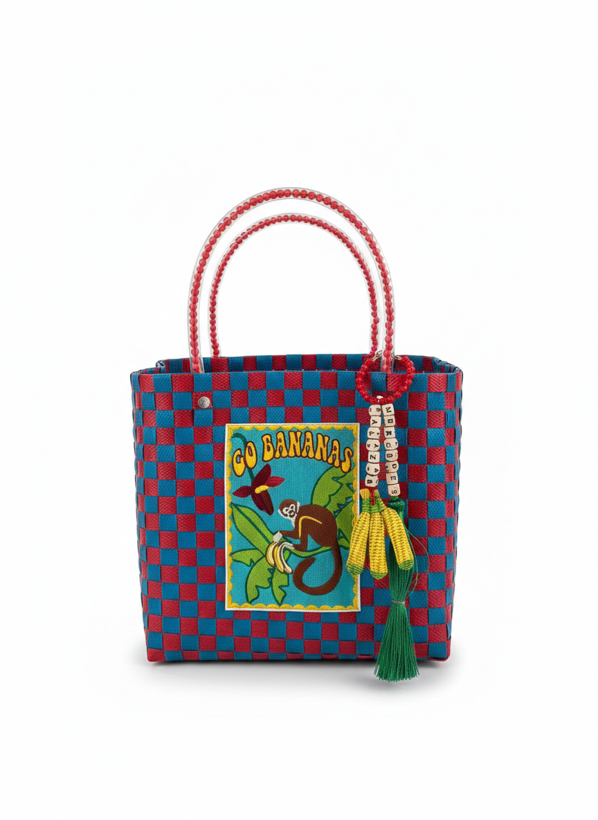 CARTERA RED BLUE GO BANANAS MINI