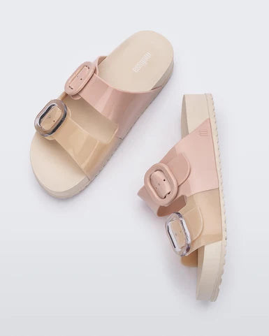 MELISSA COZY SLIDE BEIGE PINK