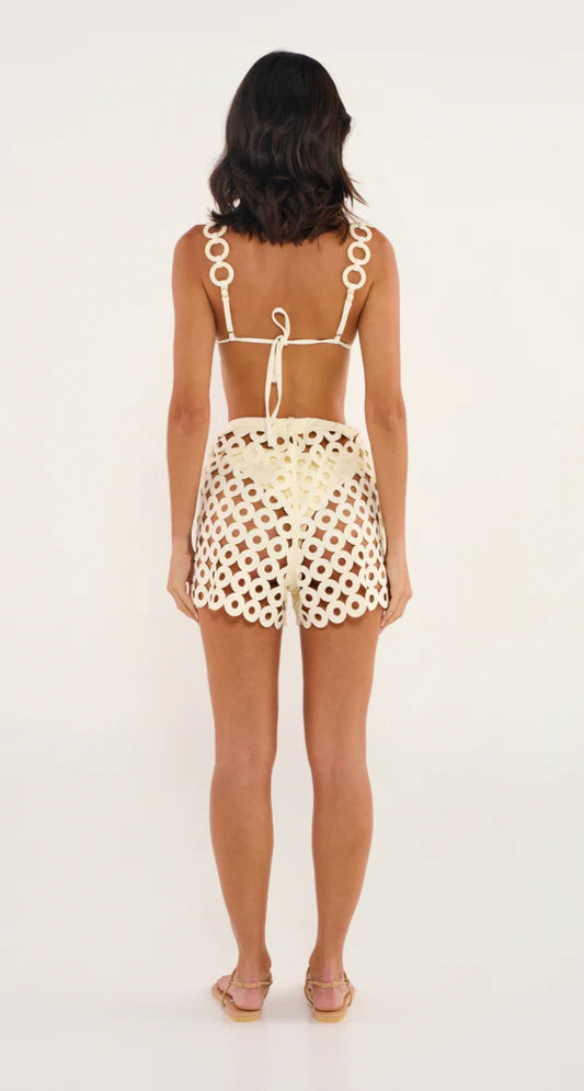 IVORY LASER SHORTS