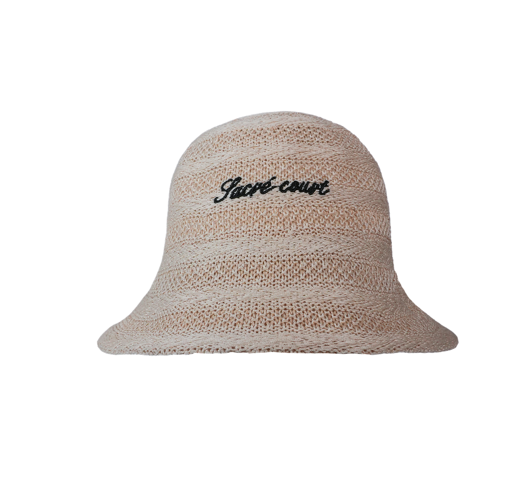 BUCKET TEJIDO BEIGE