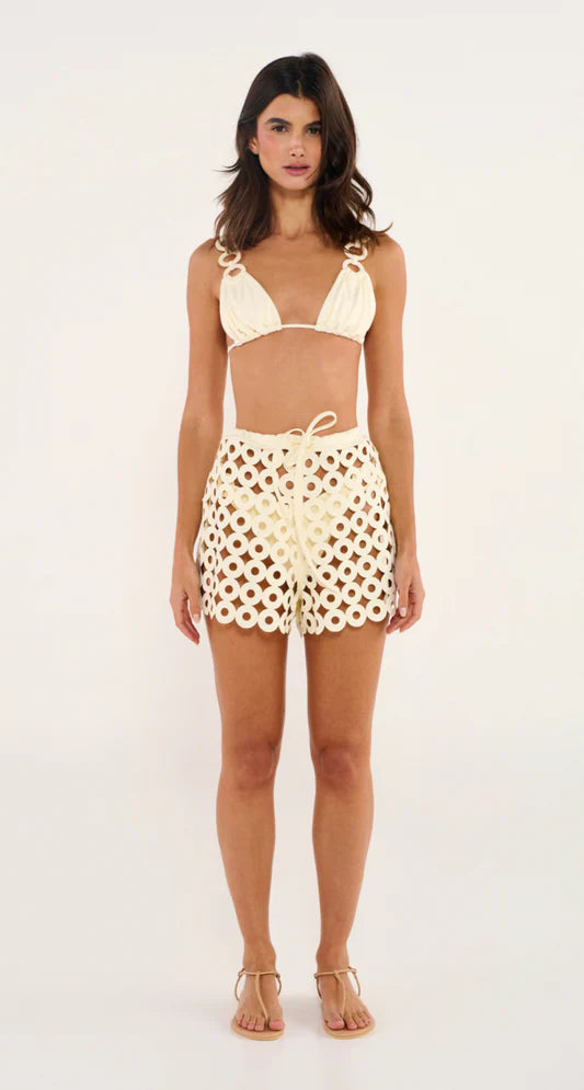 IVORY LASER SHORTS