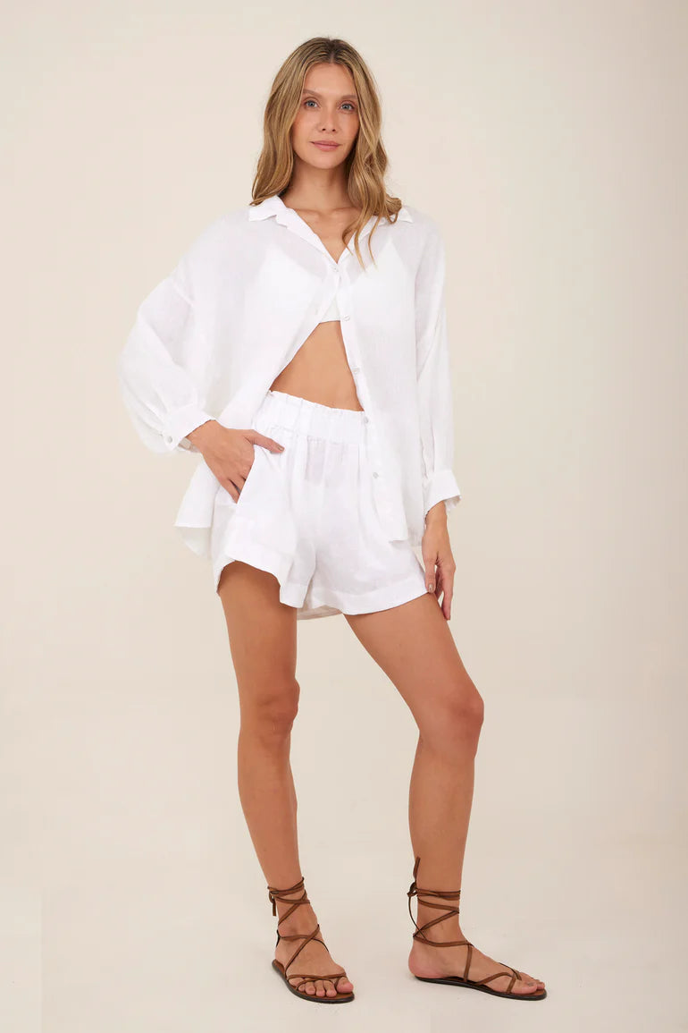 WHITE CAURI SHIRT
