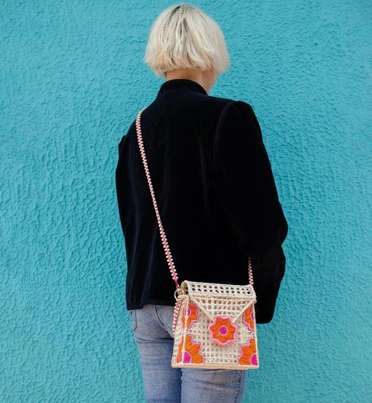 CARTERA LEAFY PINK
