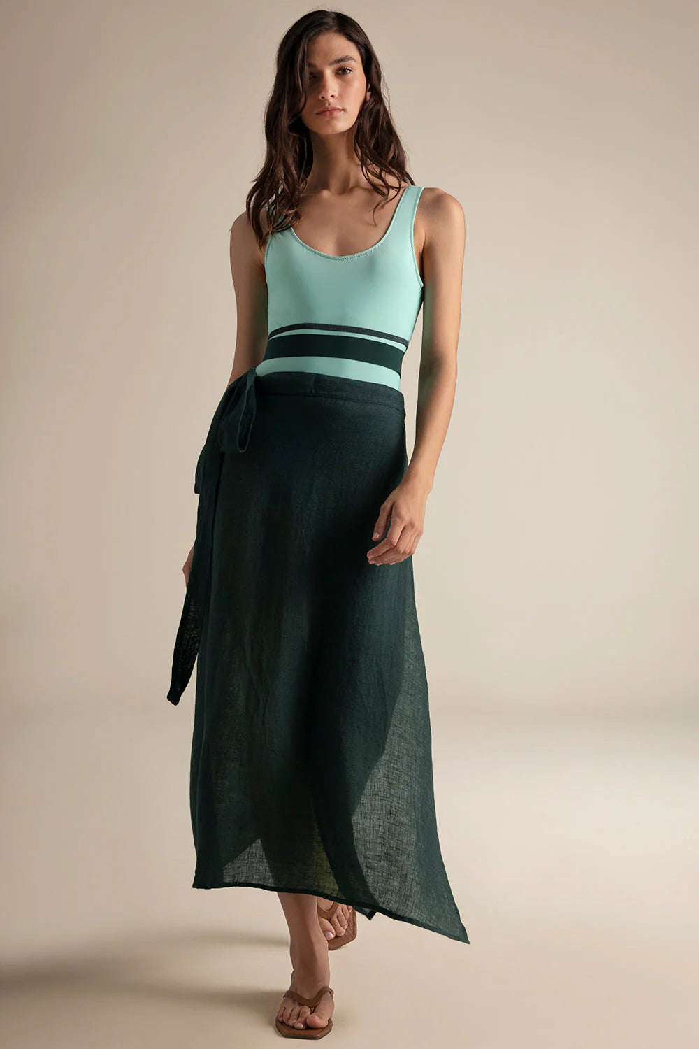 GREEN SKIRT