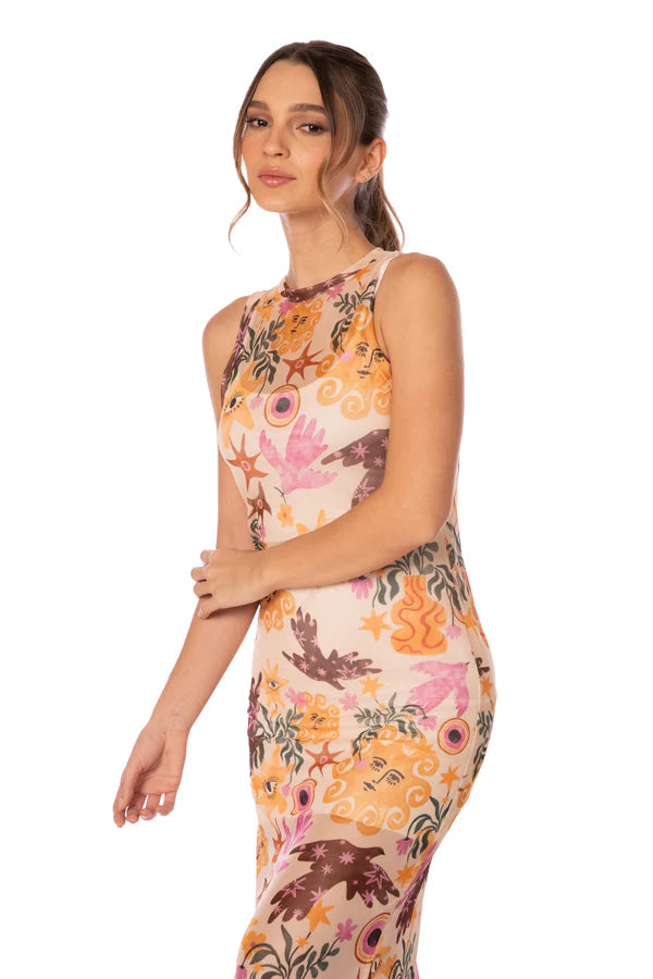 RENACER MESH DRESS