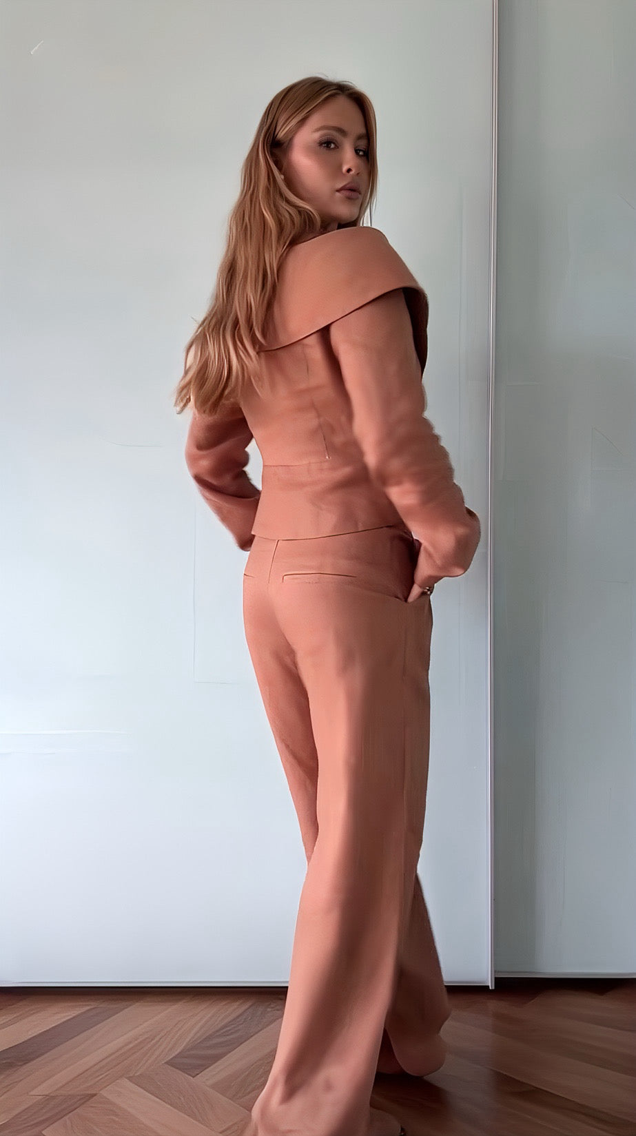 SET DE PANTALÓN CON BLAZER MANGA LARGA