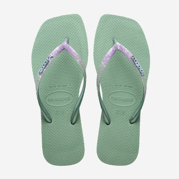 SQUARE GLITTER HAVAIANAS ARGILACLAY