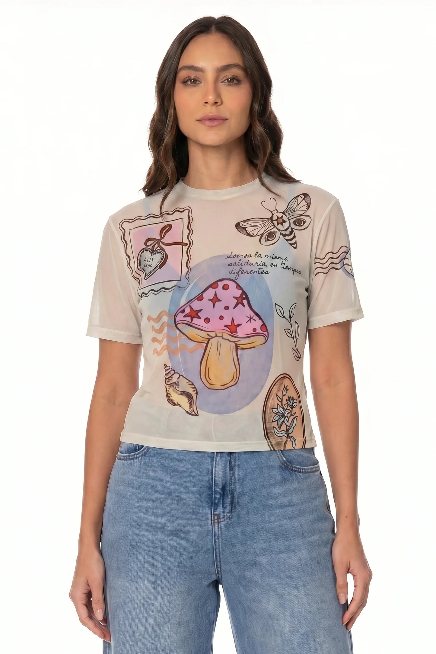 FUNGI MESH SHIRT ANCIENT