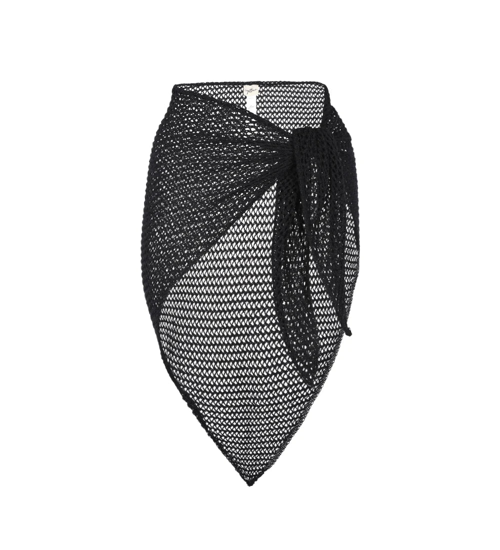 WRAP BLACK CROCHET