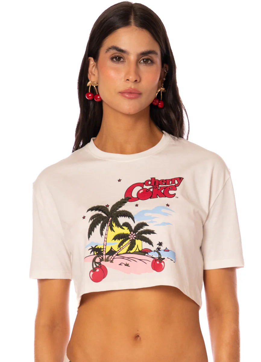 COKE CRUSH CROP TOP