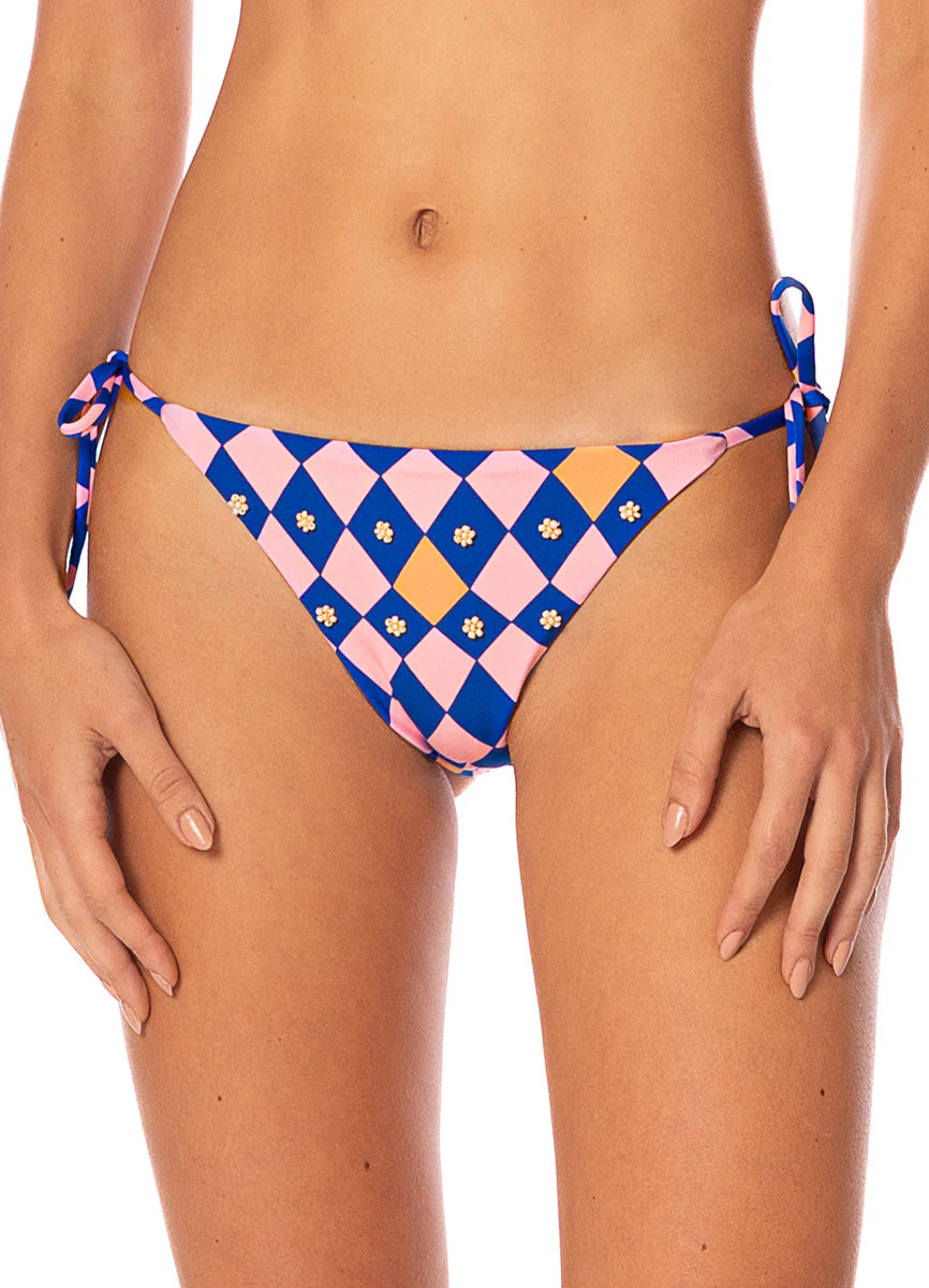 LIKE A DIAMOND SUNNING LOW RIDE TIE SIDE BIKINI