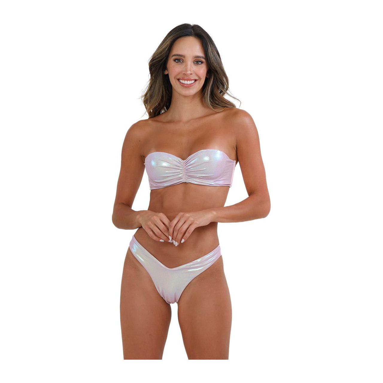 IRIDESCENT STRAPLESS
