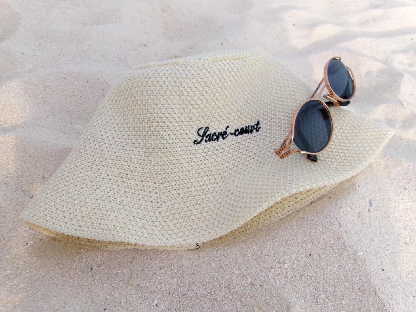 BUCKET TEJIDO BEIGE