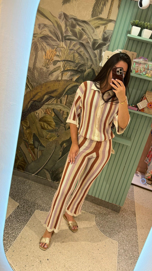 TULUM SET ECRU CHUTNEY