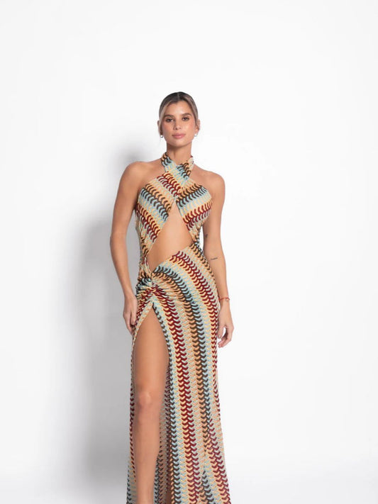 FRANCESCA DRESS MISSI GREEN