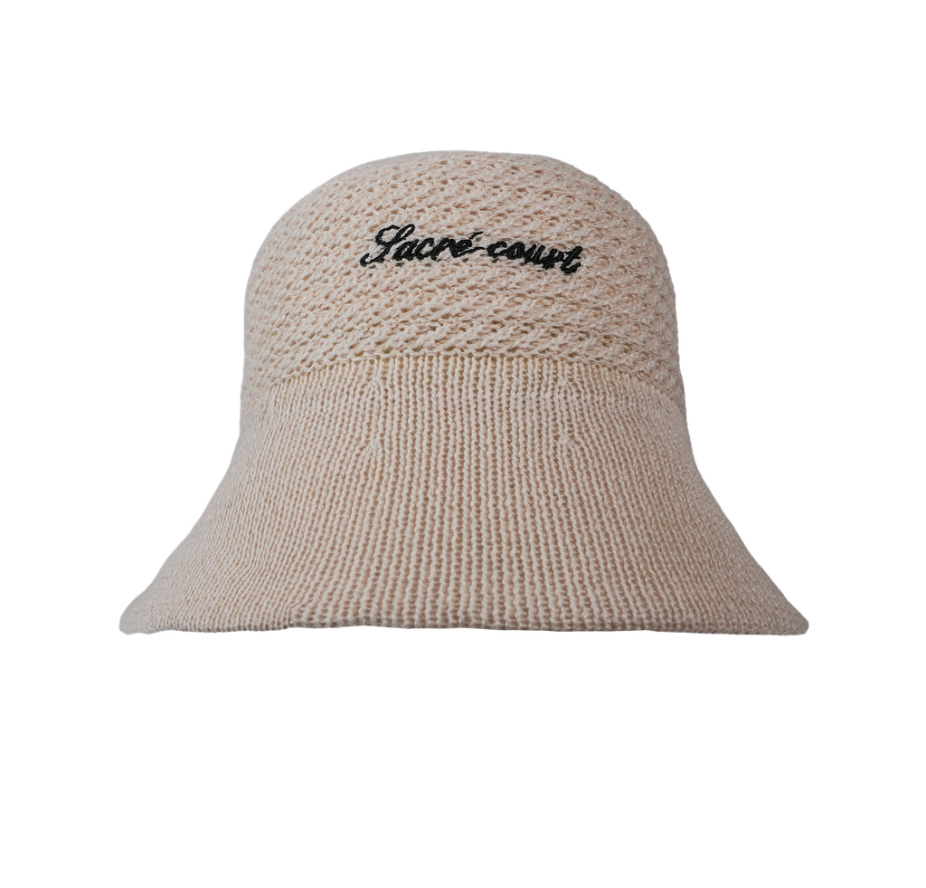 BUCKET TEJIDO BEIGE