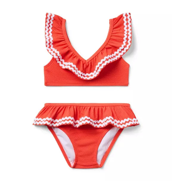 POPPY RECYCLED RIC RAC BIKINI