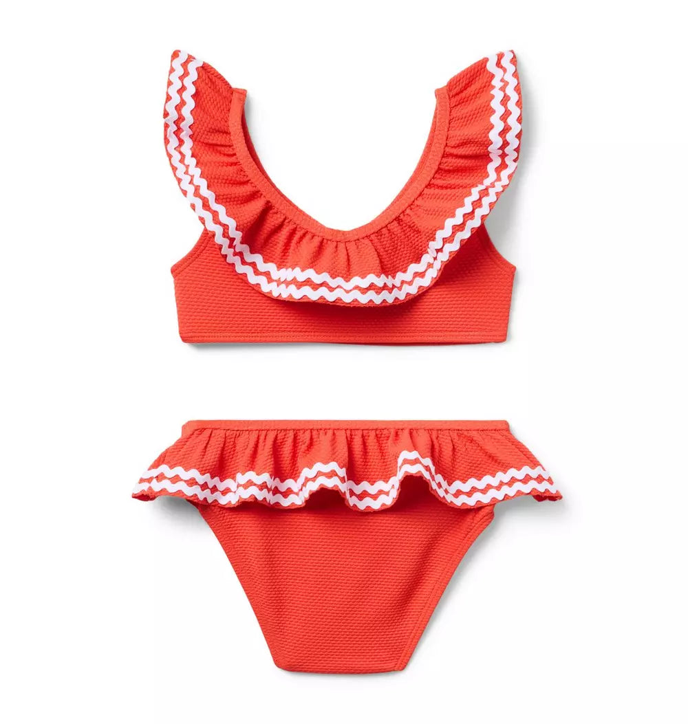 POPPY RECYCLED RIC RAC BIKINI