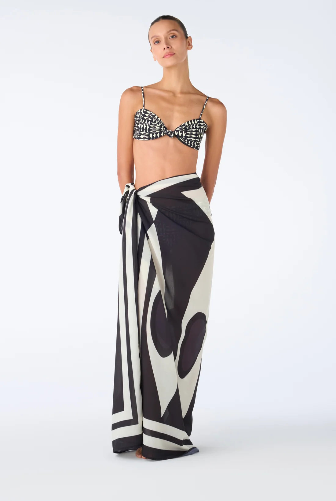 MIDNIGHT MOLA MAXI FISH SARONG