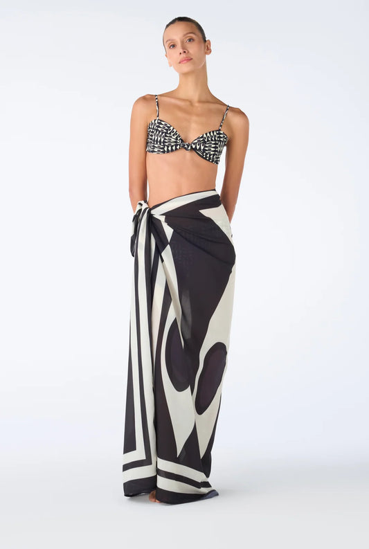 MIDNIGHT MOLA MAXI FISH SARONG