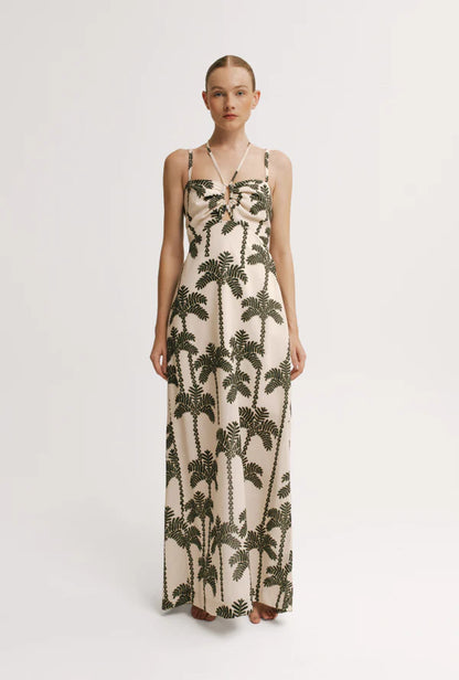 DRESS LONG MEL PALMEIRA
