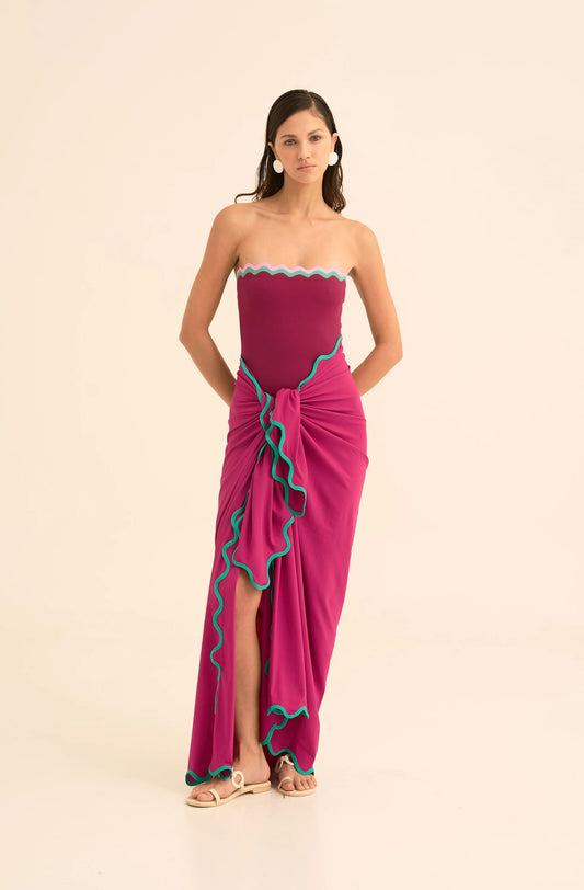 LUMI MAXI SARONG WINE