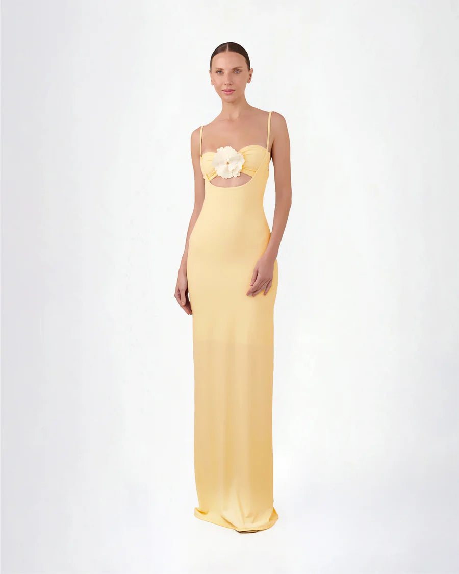 NORA DRESS BUTTERCREAM