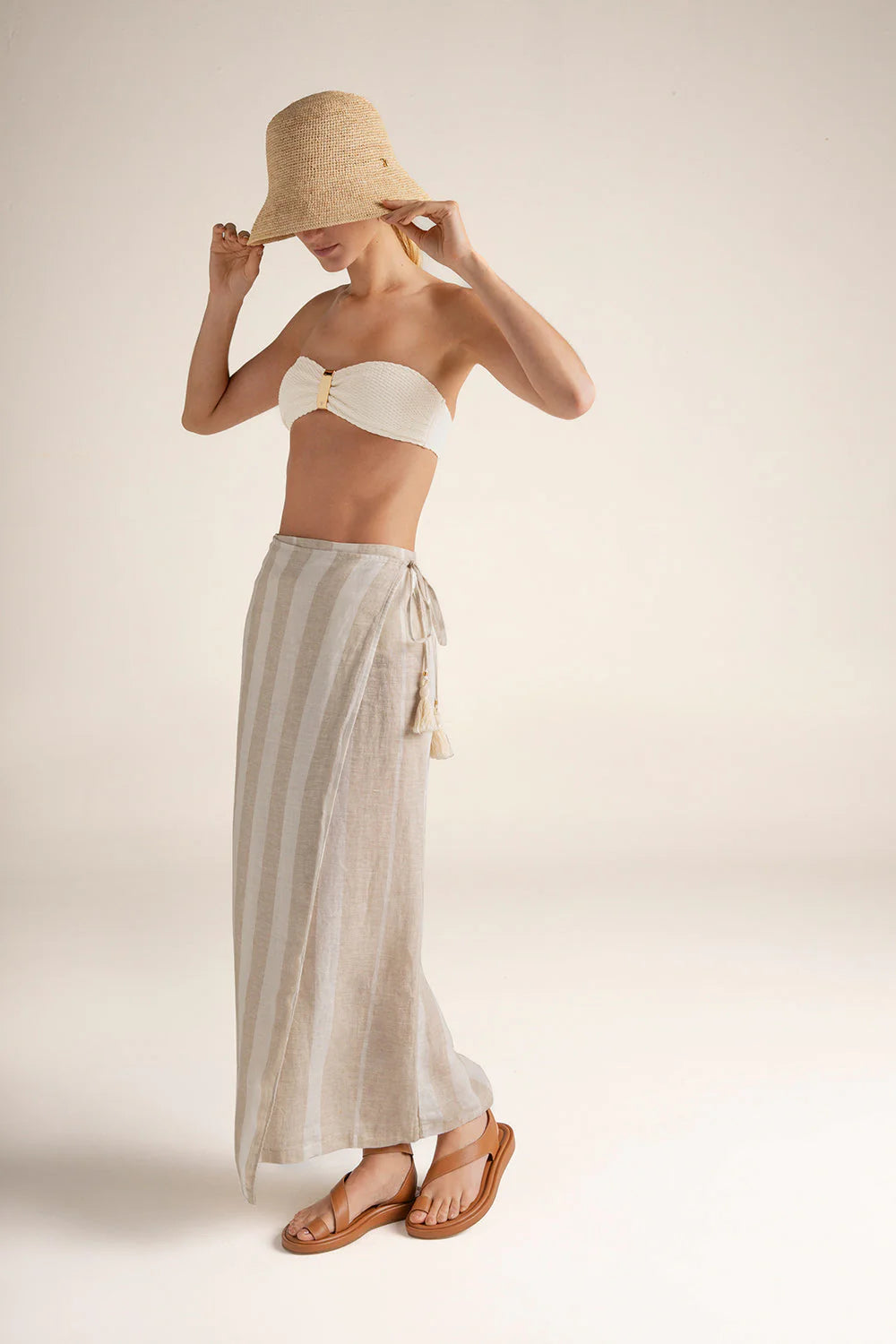 SOMBRERO BEIGE TOUCHE