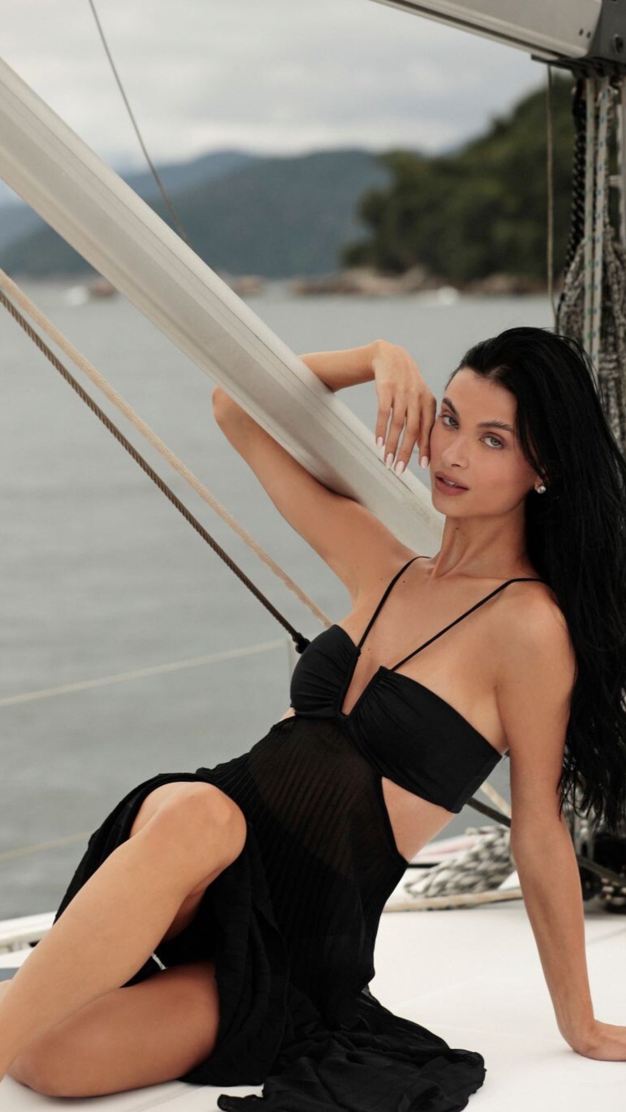 TAORMINA DRESS BLACK