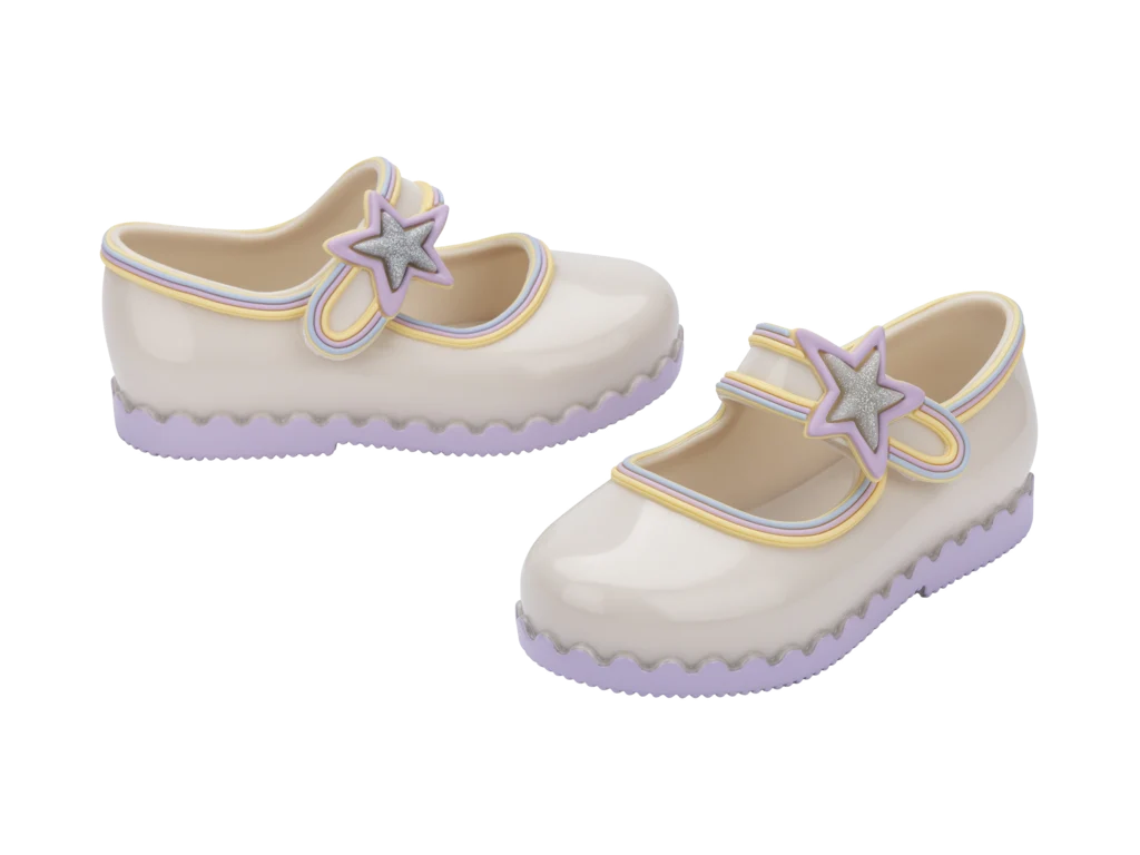 MINI MELISSA HIP BALLERINA STAR BEIGE LILAC