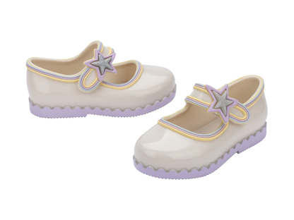 MINI MELISSA HIP BALLERINA STAR BEIGE LILAC