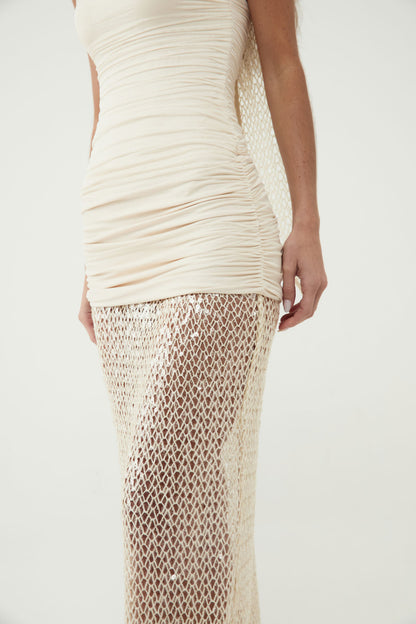 CONJUNTO BODY/FALDA PAETÊ ISALDE