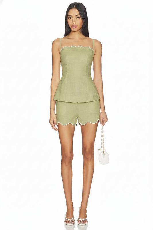 YAVIRA GREEN SET SHORT