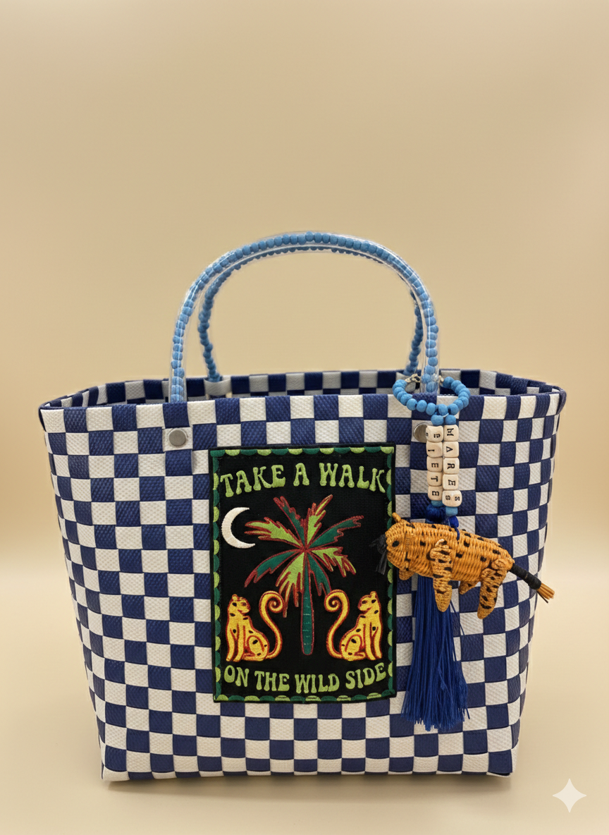 CARTERA MINI TAKE BLUE