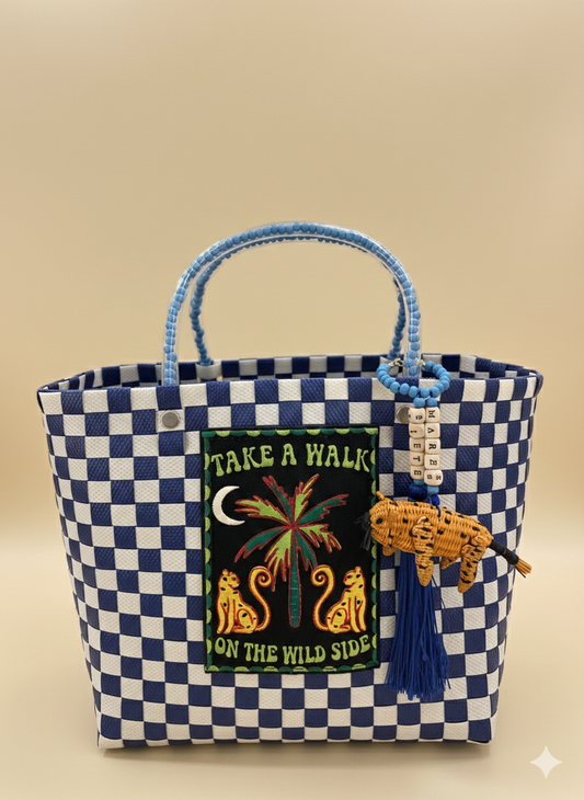 CARTERA MINI TAKE BLUE