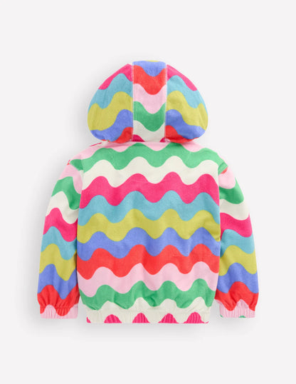 RELAXED TOWELLING HOODIE GIRLS