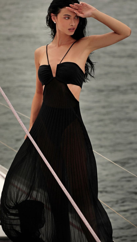 TAORMINA DRESS BLACK
