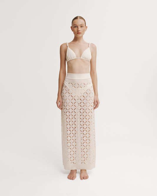 FILIPA CREAM SKIRT