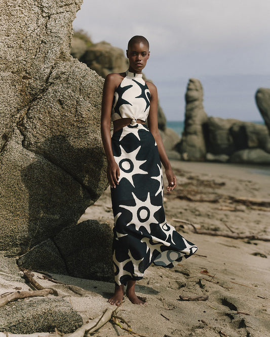 CAMILE SOLAR DRESS