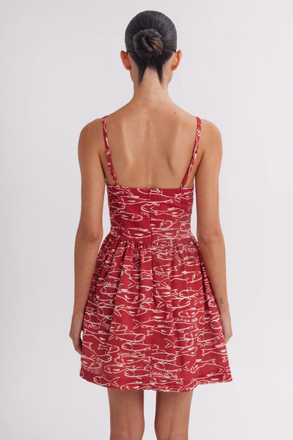 INDIGO MINI DRESS CORALLE