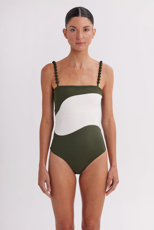 LARA ONE PIECE MILITARY RIVOR