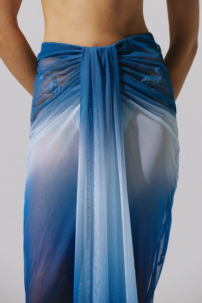 NIA MAXI SKIRT BLUE