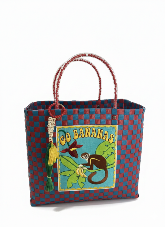 CARTERA RED BLUE GO BANANAS