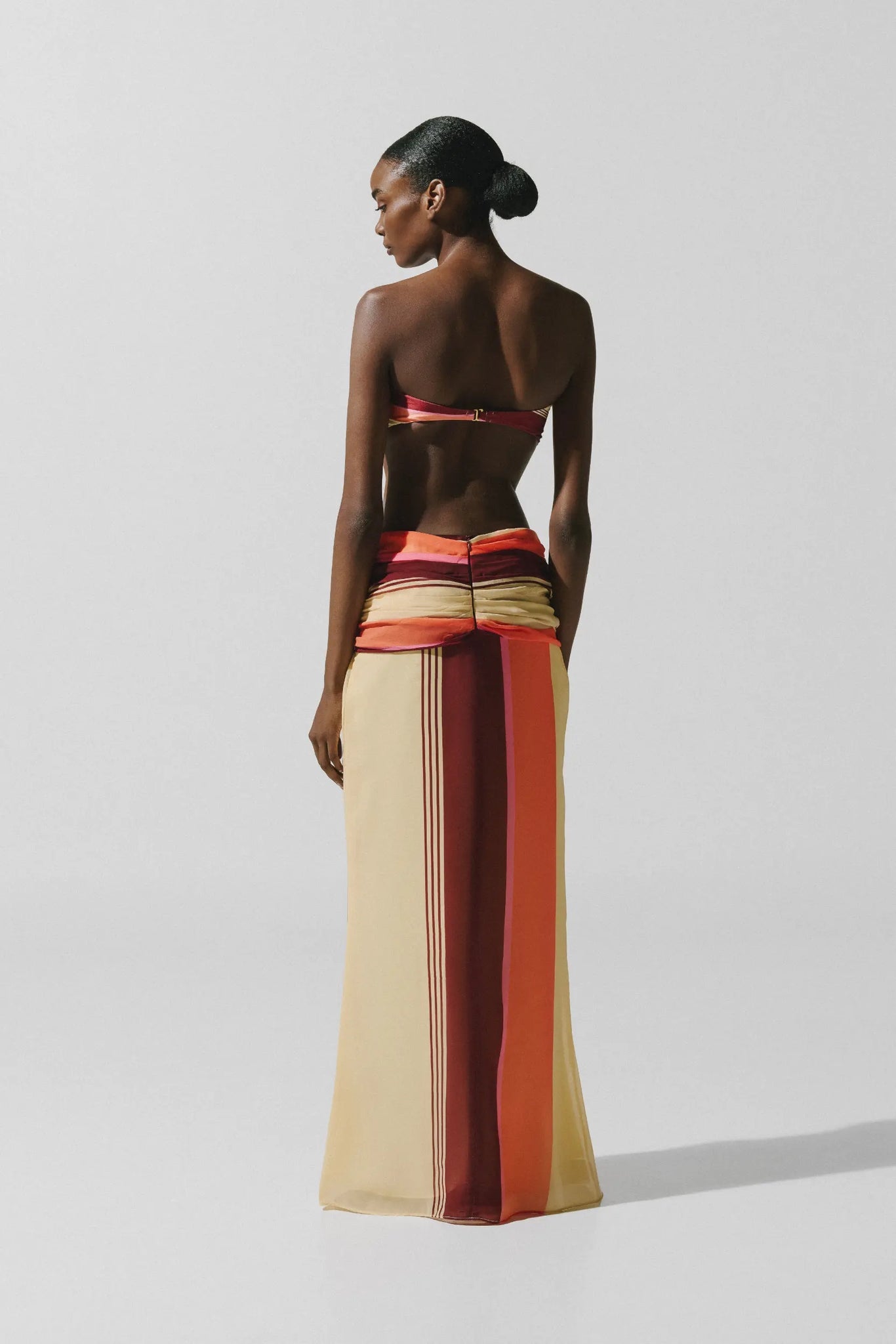 SUMA MAXI SKIRT TERRACOTTA ROSATA