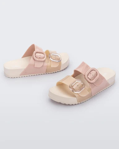 MELISSA COZY SLIDE BEIGE PINK